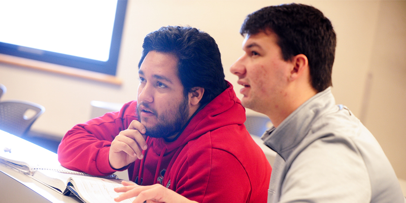 Students in Northwestern accounting class