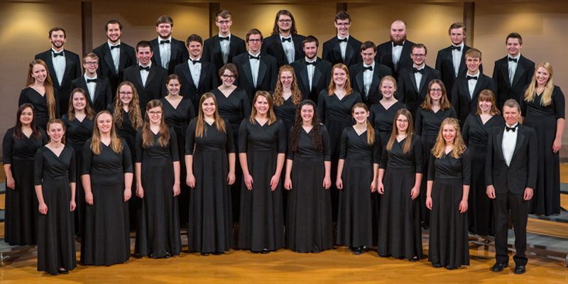 A cappella choir members