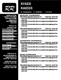 Resume example