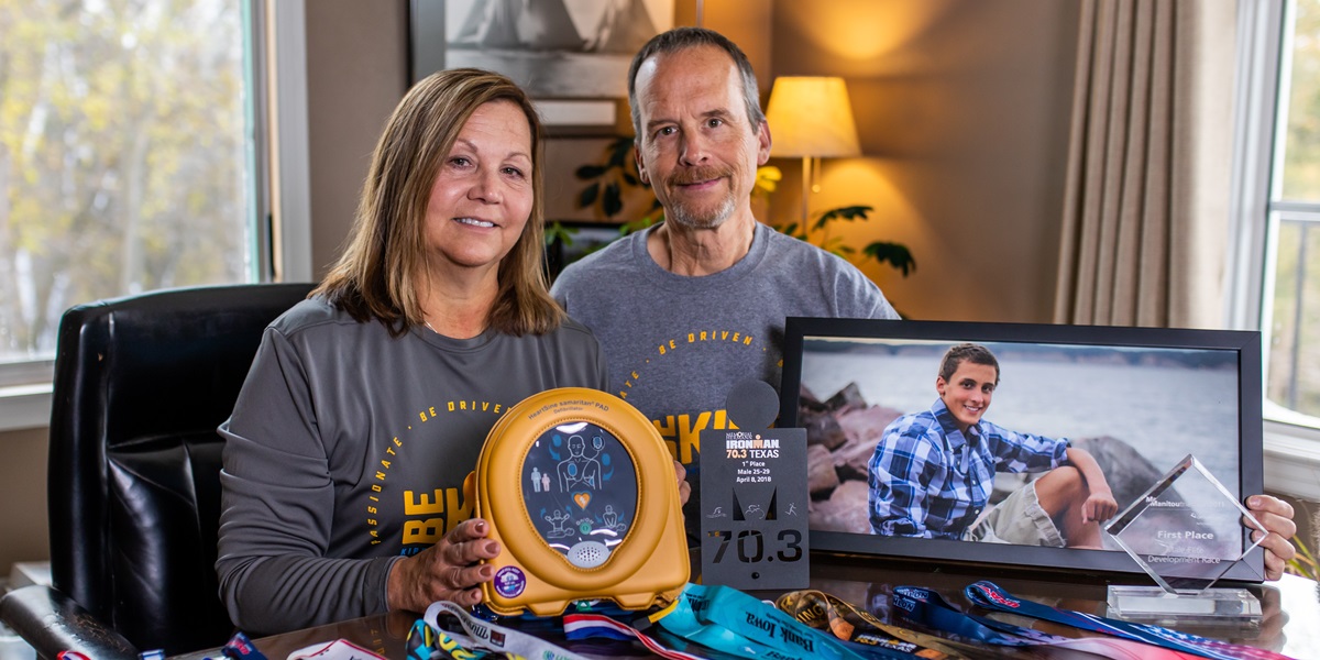 After their son, Kipp, died from sudden cardiac arrest, Jon Kinsley and his wife, Shelly, have been committed to distributing AEDs.